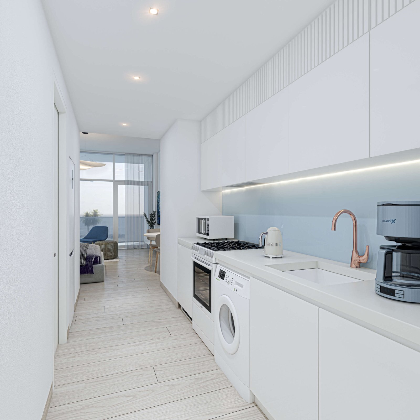 Apartment units- Studio kitchen