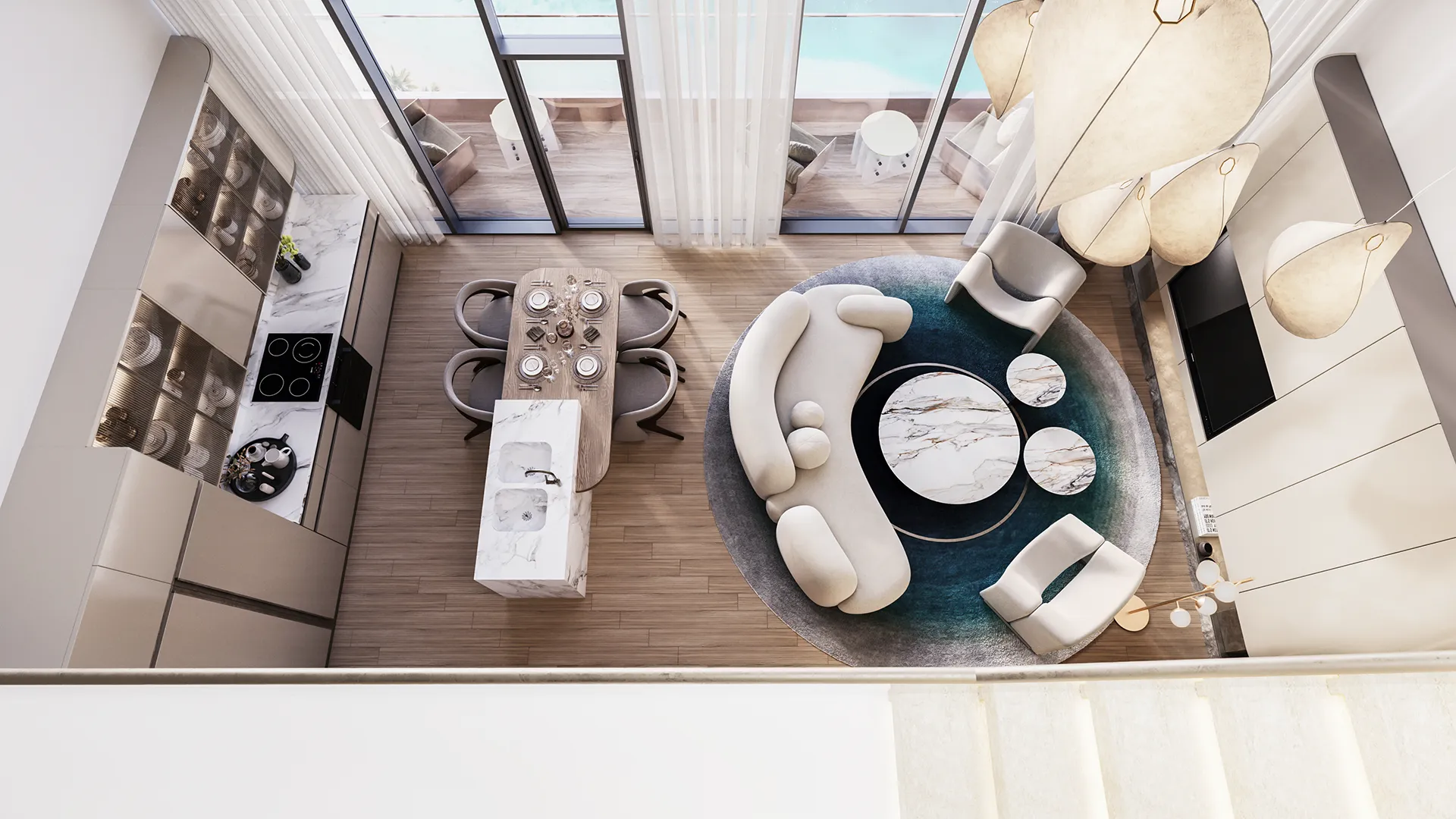 QDM_2BR Duplex Living & Kitchen_V02 copy